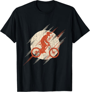 Kids Mountain Bike Cycling Gifts Youth Boys T-Shirt - T-Shirt | Black