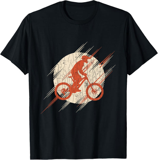 Kids Mountain Bike Cycling Gifts Youth Boys T-Shirt - T-Shirt | Black
