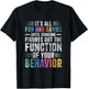 Behavior Therapist Fun And Games Behavior Analyst Therapist T-Shirt - T-Shirt | Black