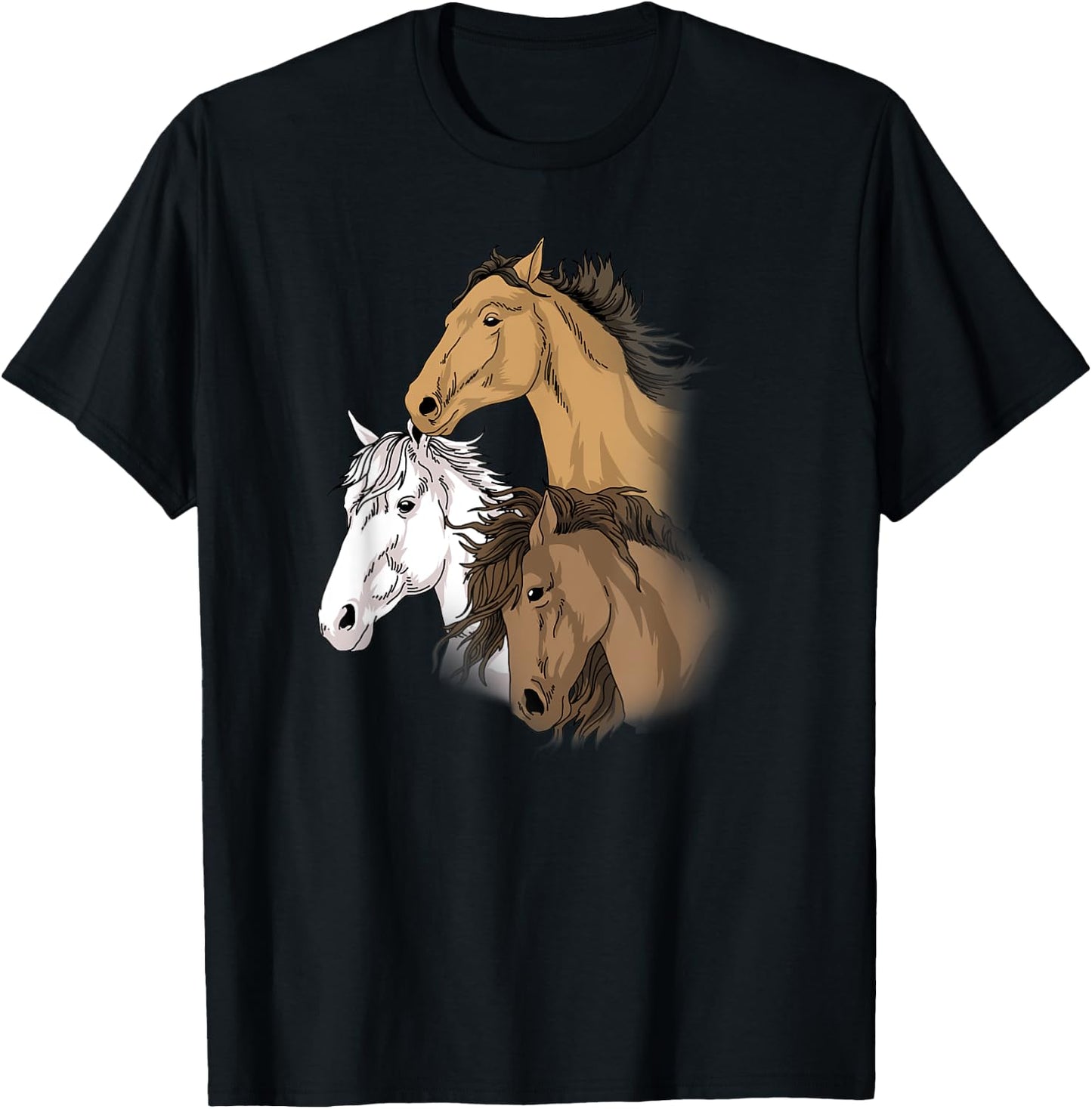 Horse Gifts For Girls 10-12 Horse Shirts Women Love Riding T-Shirt - T-Shirt | Black