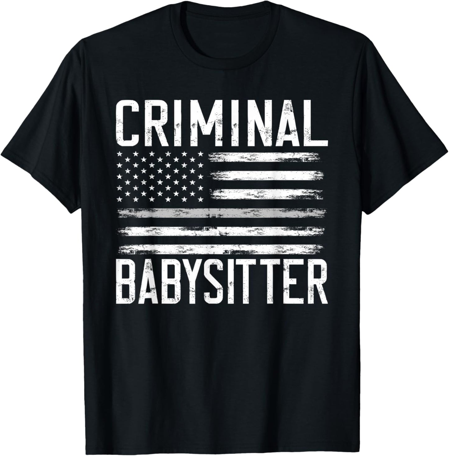 Correctional Officer Criminal Babysitter Thin Grey Line T-Shirt - T-Shirt | Black