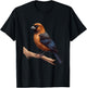 Brown headed cowbird lover illustration T-Shirt - T-Shirt | Black