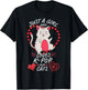 Just A Girl Who Loves K-Pop and Cats - Cute Anime Kawaii Cat T-Shirt - T-Shirt | Black