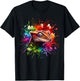Kronengecko Gecko Echse Kronengecko T-Shirt - T-Shirt | Black