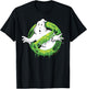 Ghostbusters Classic Slime Ghost Logo Graphic T-Shirt - T-Shirt | Black