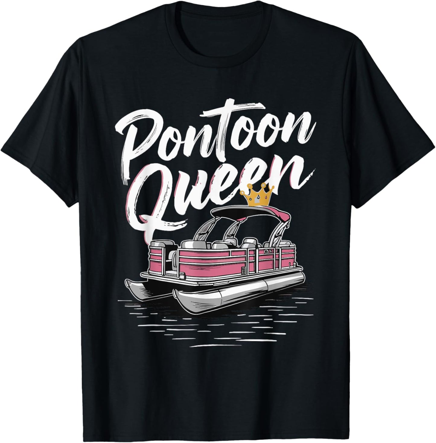 Pontoon Queen T-Shirt - T-Shirt | Black