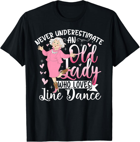 Line Dancing Choreographer Dance Teacher Grandma Dancer Gift T-Shirt - T-Shirt | Black