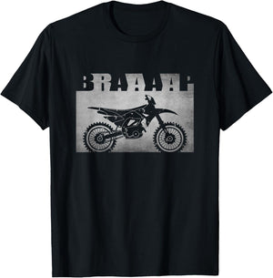 Dirt Bike Motocross Apparel - Dirt Bike Motocross T-Shirt - T-Shirt | Black