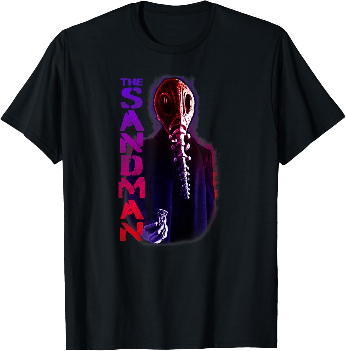 The Sandman Morpheus Helmet King Of Dreams Epic Portrait T-Shirt - T-Shirt | Black