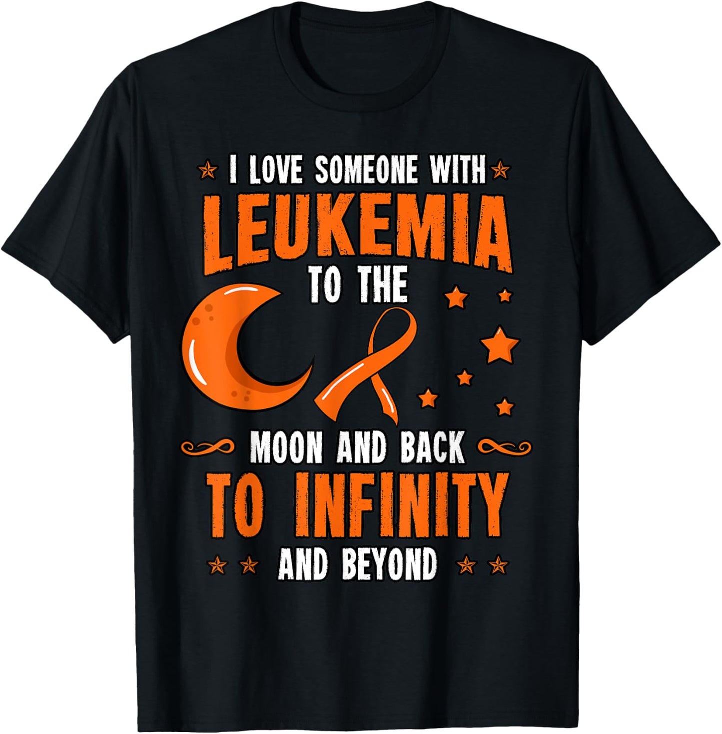 Leukemia Awareness Shirt Blood Cancer Bone Marrow Gift T-Shirt - T-Shirt | Black