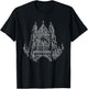 Church Gothic Gothic Architecture Cathedral Gothic T-Shirt - T-Shirt | Black
