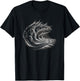 Fibonacci Sequence Wave T-Shirt - T-Shirt | Black