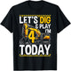 Birthday Boy 4 Construction 4th Birthday Excavator Birthday T-Shirt - T-Shirt | Black