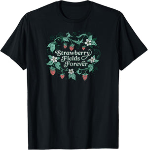 The Beatles - Strawberry Fields Forever , Black, S T-Shirt - T-Shirt | Black