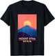 Mount Etna Retro Sicily Italy Souvenir T-Shirt - T-Shirt | Black