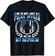 My Nephew Is A Brave Police Officer Proud Police Aunt Uncle T-Shirt - T-Shirt | Black