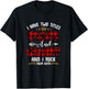 I Have Two Titles Mom And Granny Christmas Xmas Red Plaid T-Shirt - T-Shirt | Black