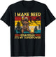 I Make Beer Disappear What's Your Superpower Bear Drinking T-Shirt - T-Shirt | Black