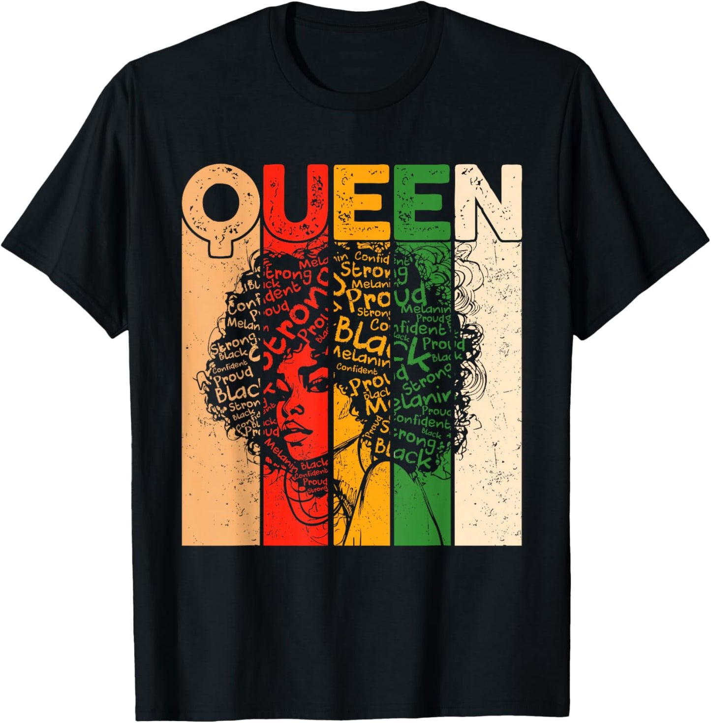 Juneteenth Black History African Queen Freedom 1865 T-Shirt - T-Shirt | Black