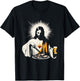 Jesus BBQ And Beer - Funny Christian Religious Barbecue T-Shirt - T-Shirt | Black