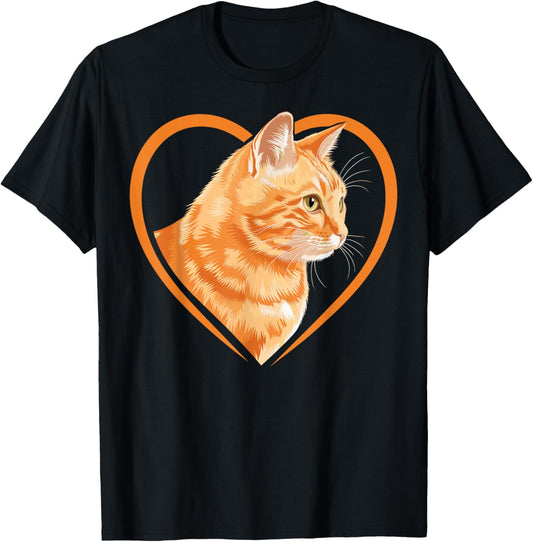 Orange Tabby Cat Orange Cat T-Shirt - T-Shirt | Black