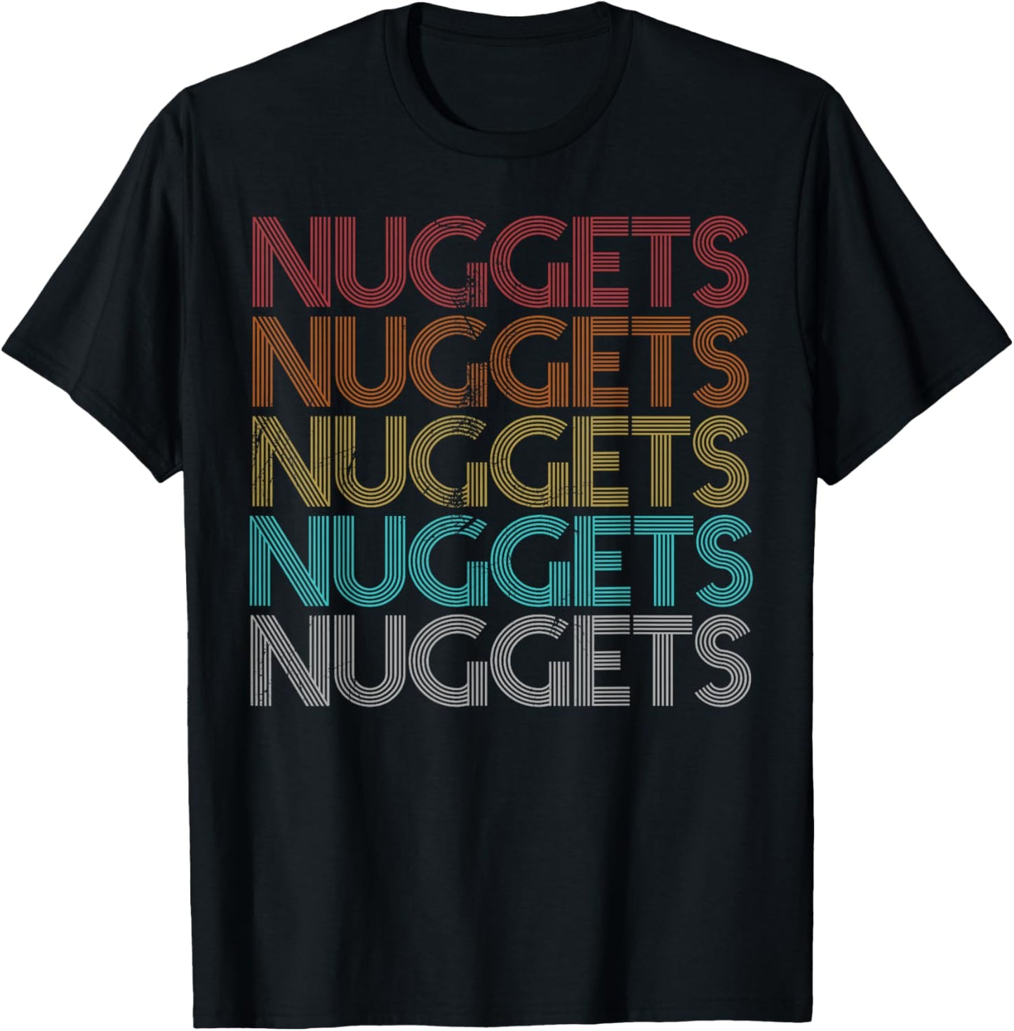 Retro Vintage Nuggets T-Shirt - T-Shirt | Black