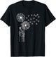 Forest Animal Insect Dandelion Dragonfly T-Shirt - T-Shirt | Black