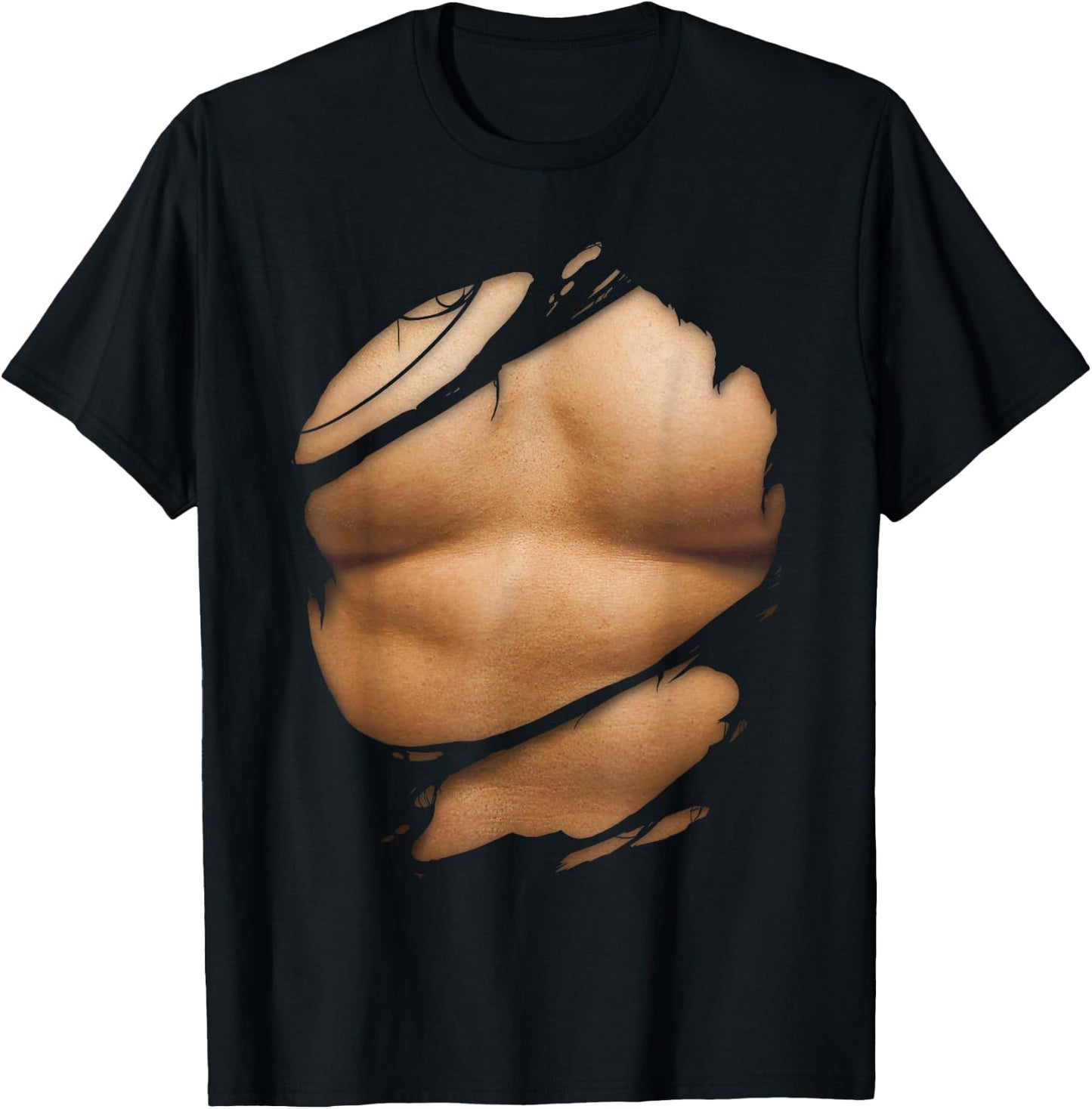 Ripped Muscle Graphic T-Shirt - T-Shirt | Black