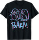 Kawaii Baka Penguin Ear Fig for Otakus, Anime and Manga T-Shirt - T-Shirt | Black