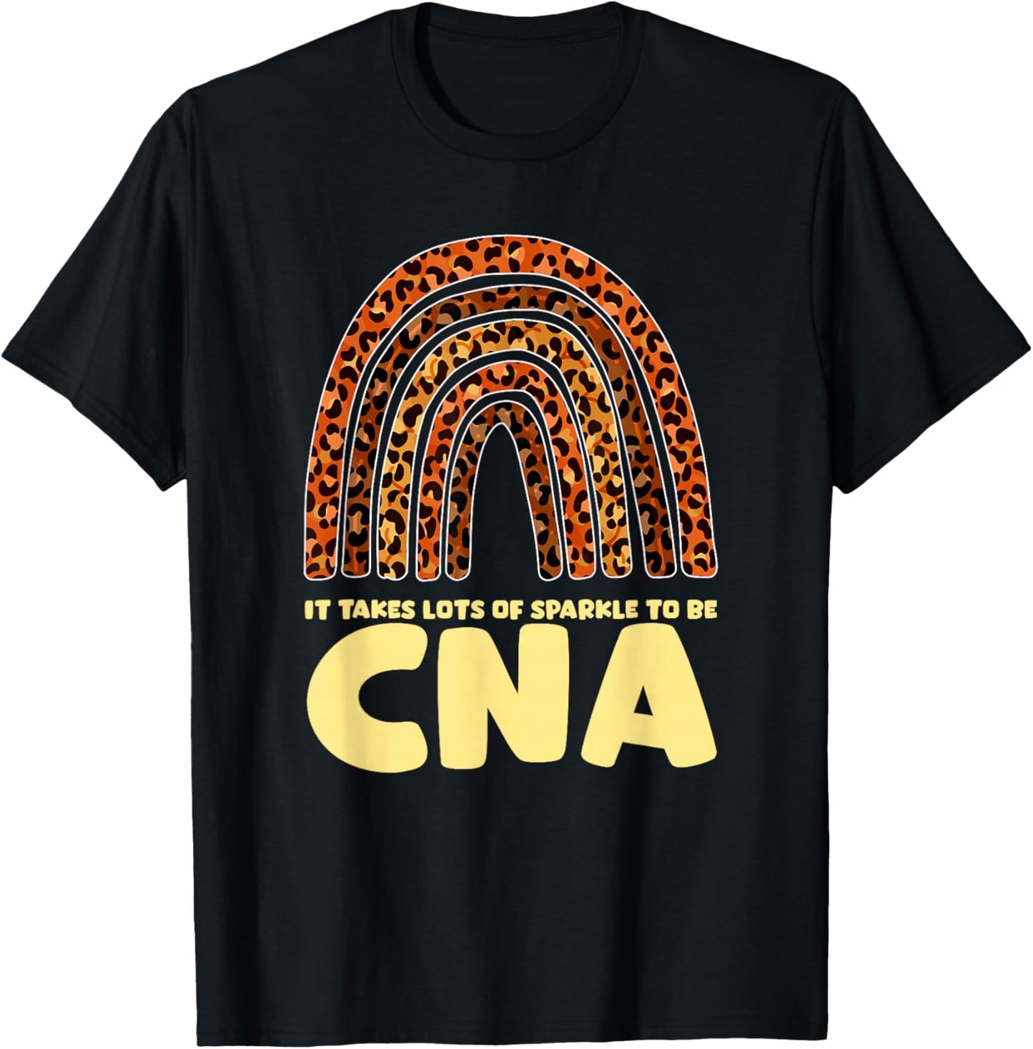 It Takes Lots Of Sparkle To Be CNA Nurse T-Shirt - T-Shirt | Black