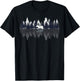 Lake Shadow Bear Shadow Graphic Mountains Forrest Outdoor T-Shirt - T-Shirt | Black