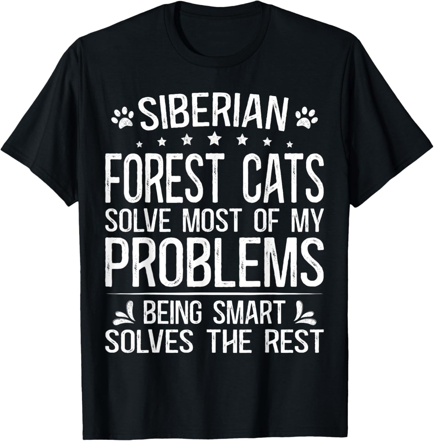 Siberian Cat Outfit Must Haves Food Siberian Forest Cat T-Shirt - T-Shirt | Black