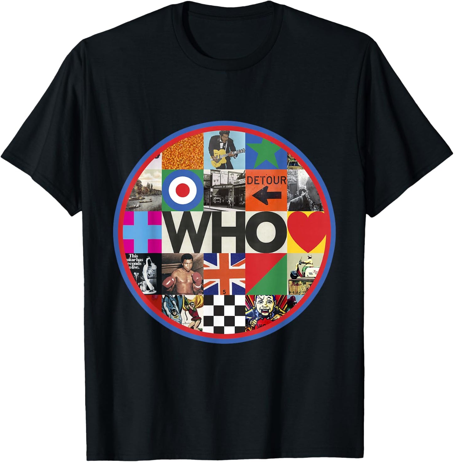 The Who Official 2019 Who Album Cover Circle T-Shirt - T-Shirt | Black