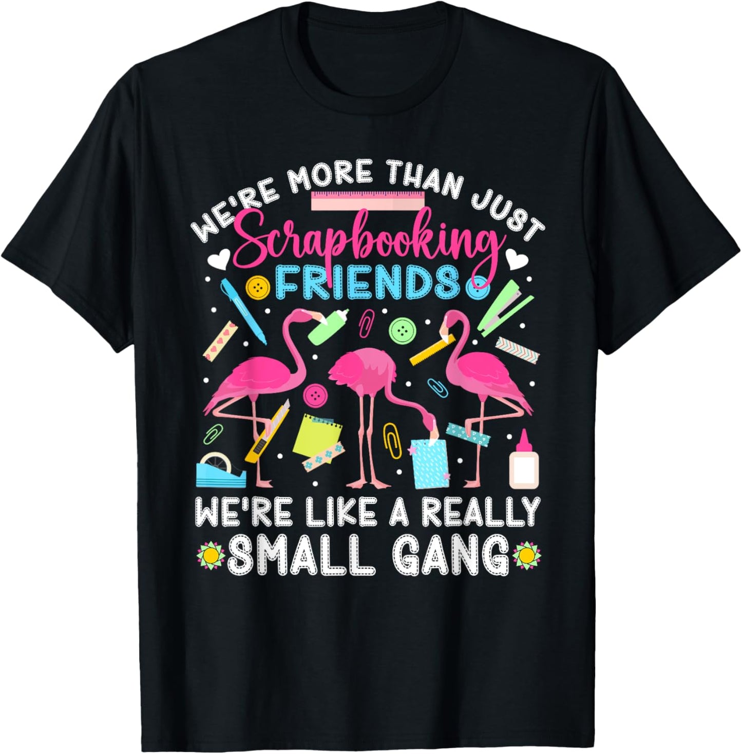 Scrapbook Likee like a really small gang Scrapbooking T-Shirt - T-Shirt | Black