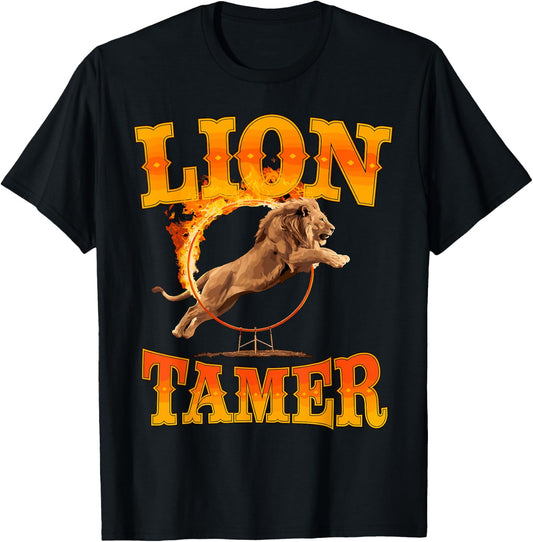 Lion Tamer Costume Circus Staff Carnival T-Shirt - T-Shirt | Black