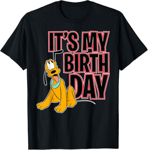 Pluto - Birthday T-Shirt - T-Shirt | Black