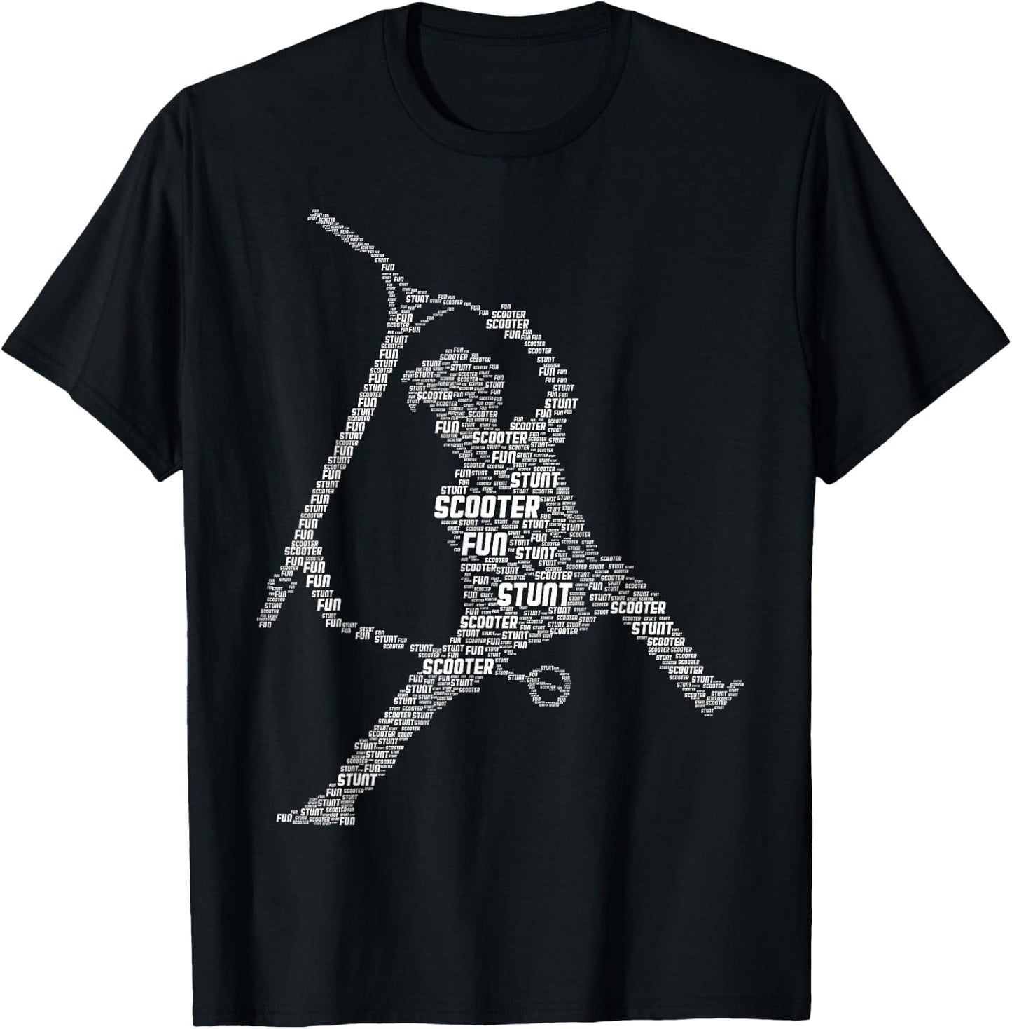 Scooter Tricks E-Scooter Rider Boys Youth Kids T-Shirt - T-Shirt | Black