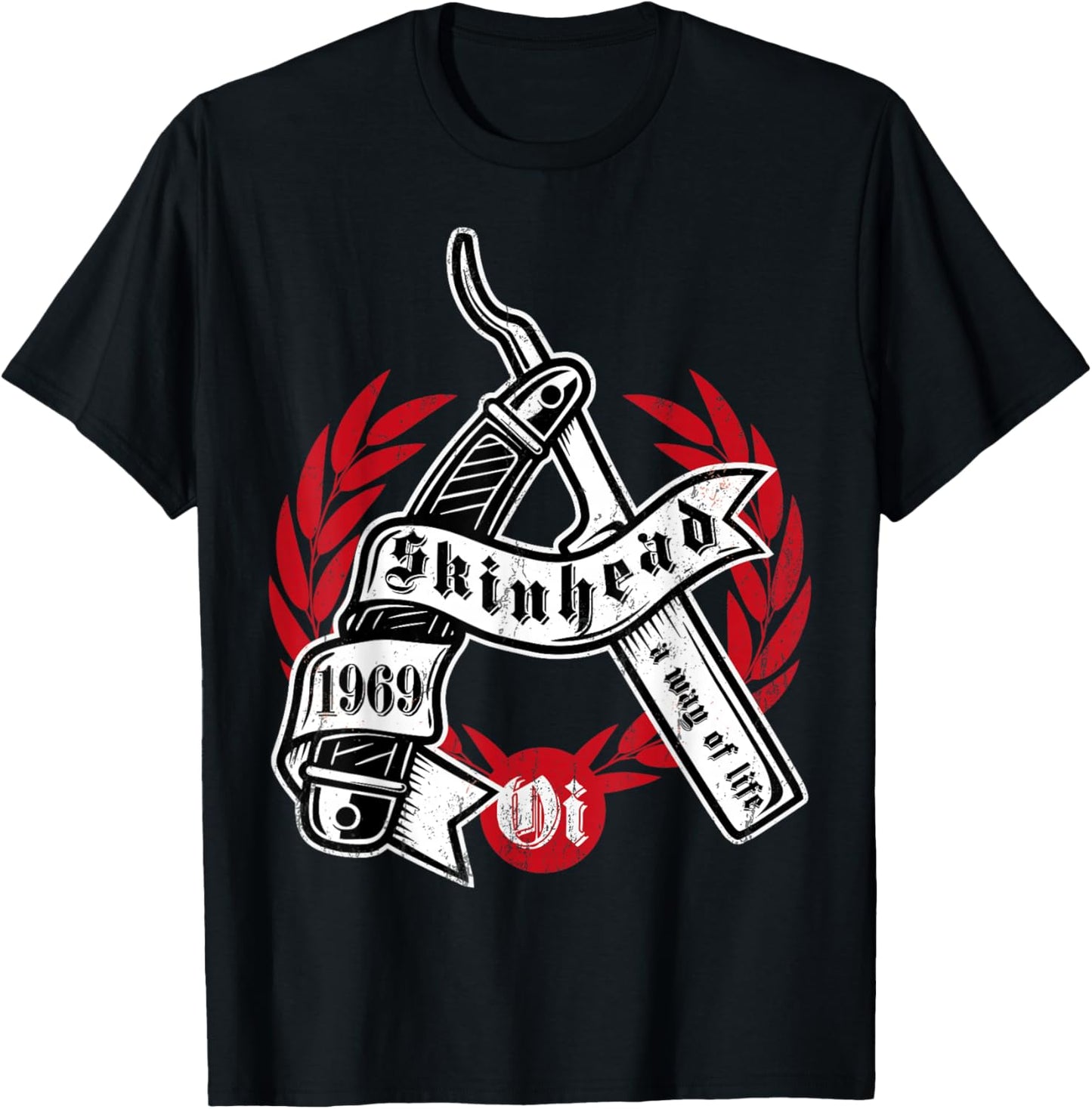 Oi Skinhead /Skinhead T-Shirt - T-Shirt | Black