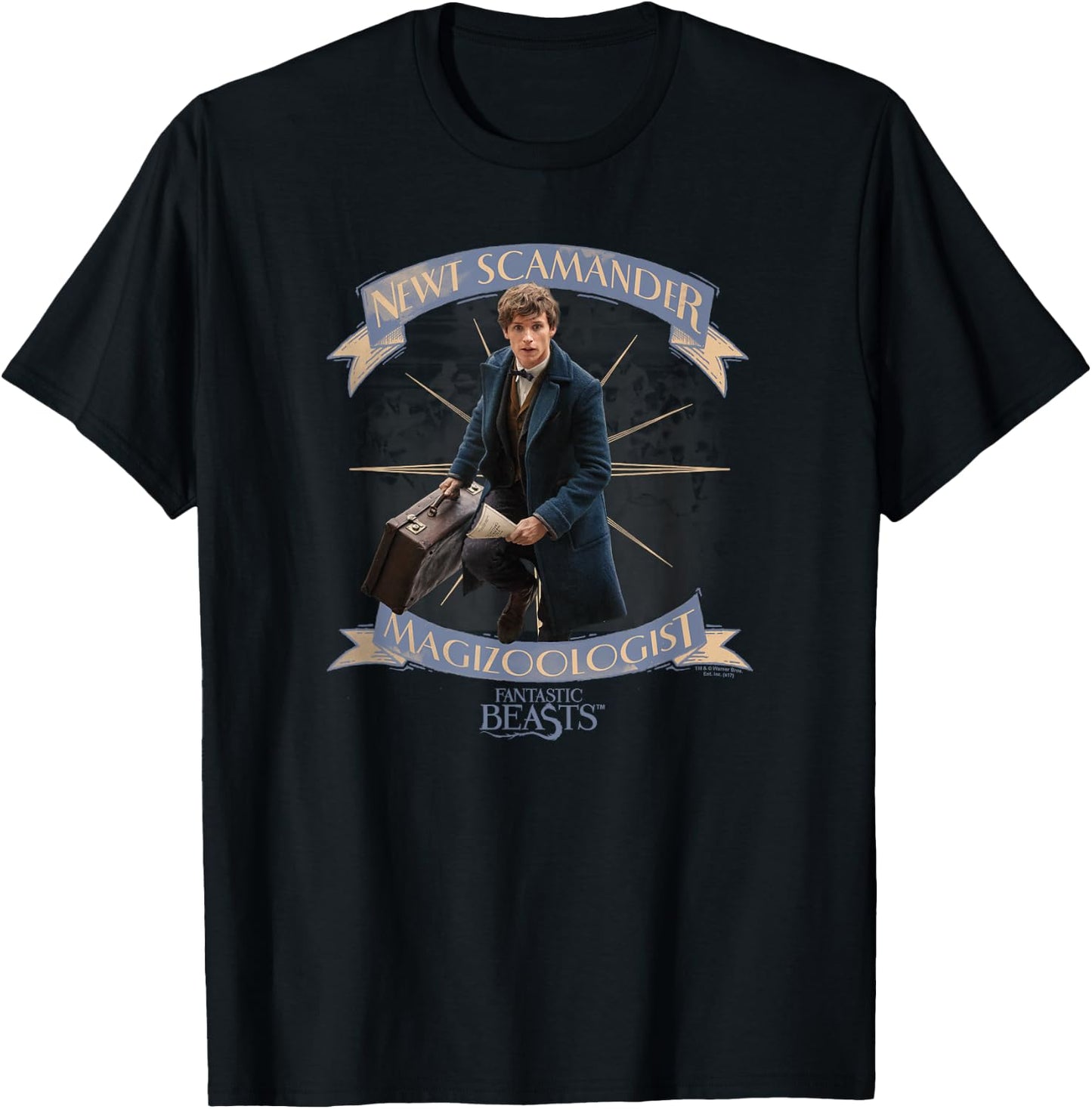 Fantastic Beasts Newt Scamander Magizoologist T-Shirt - T-Shirt | Black