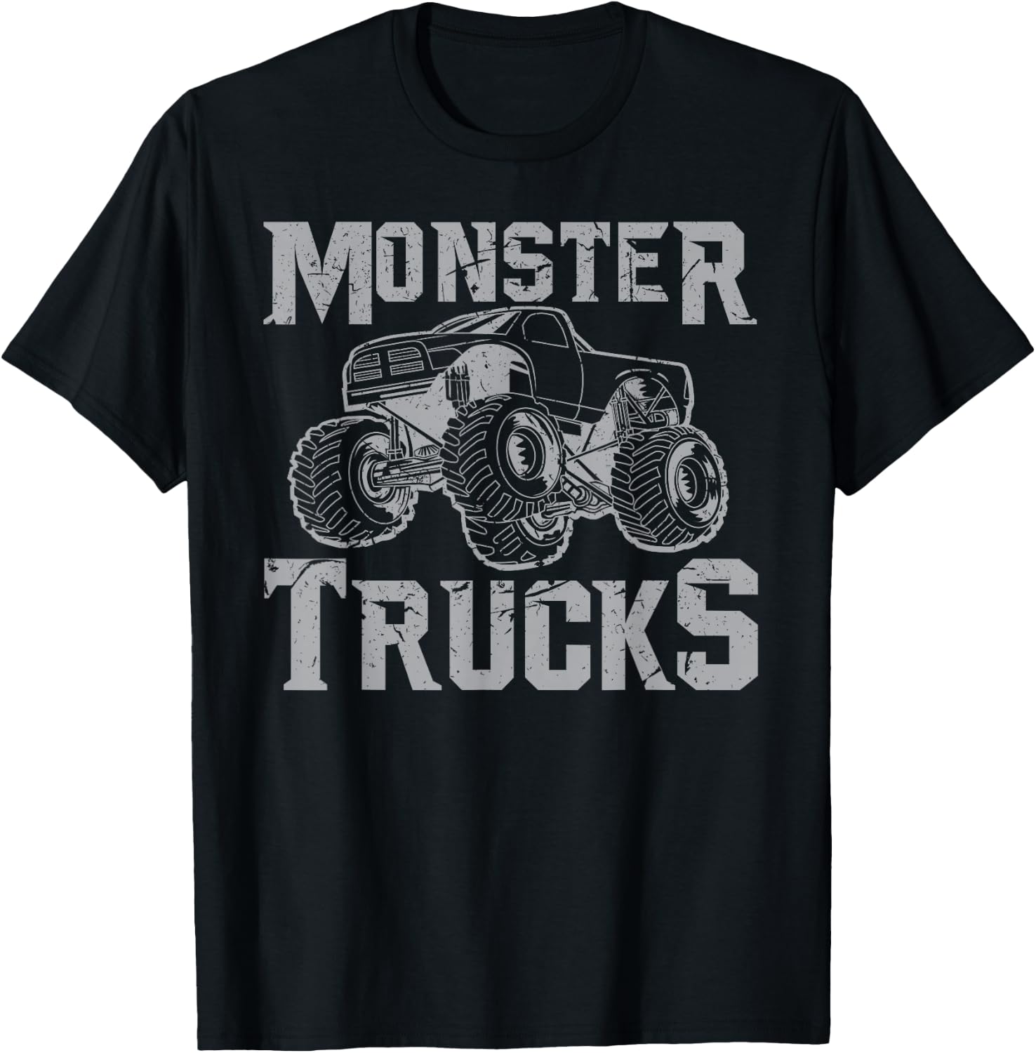 Monster Truck Shirt | Retro Vintage Off Road T-Shirt - T-Shirt | Black