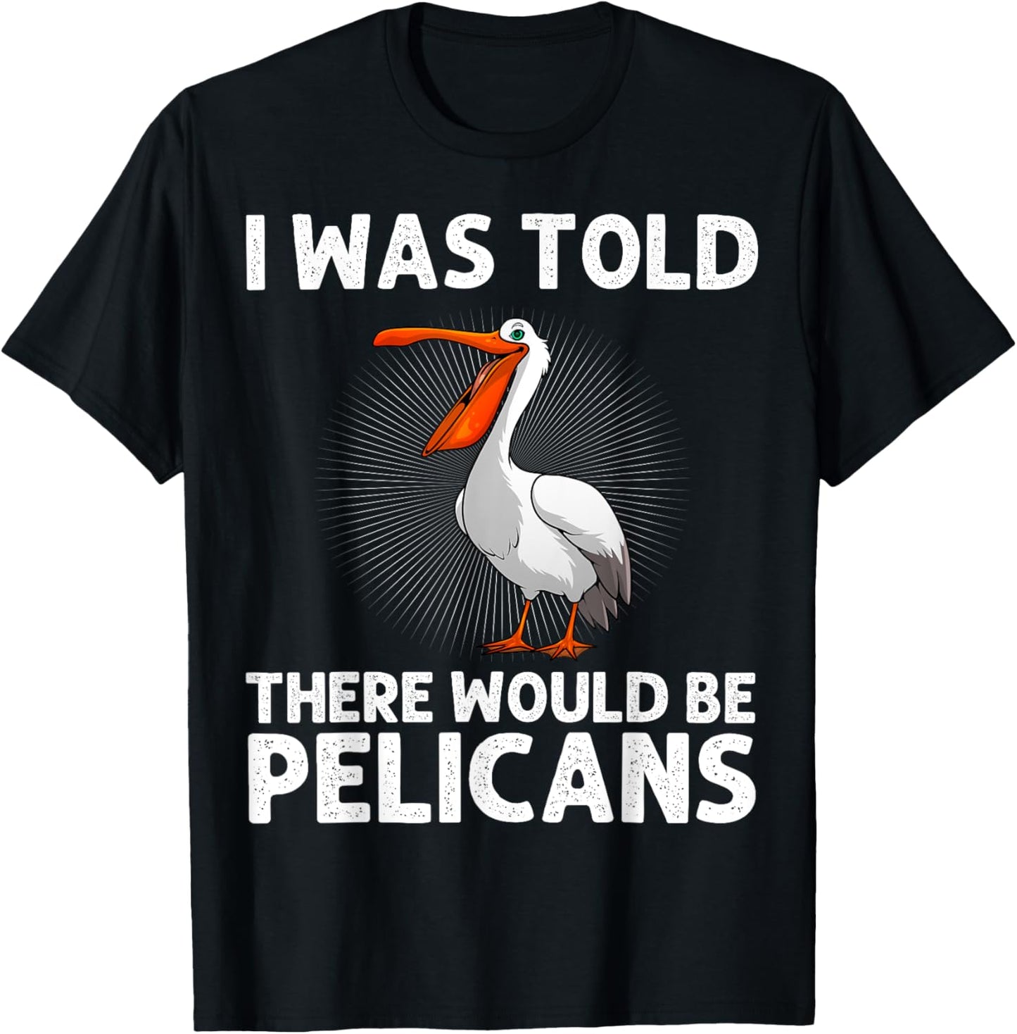 Cool Pelican Design Women Kids Pelican Bird Pelican T-Shirt - T-Shirt | Black