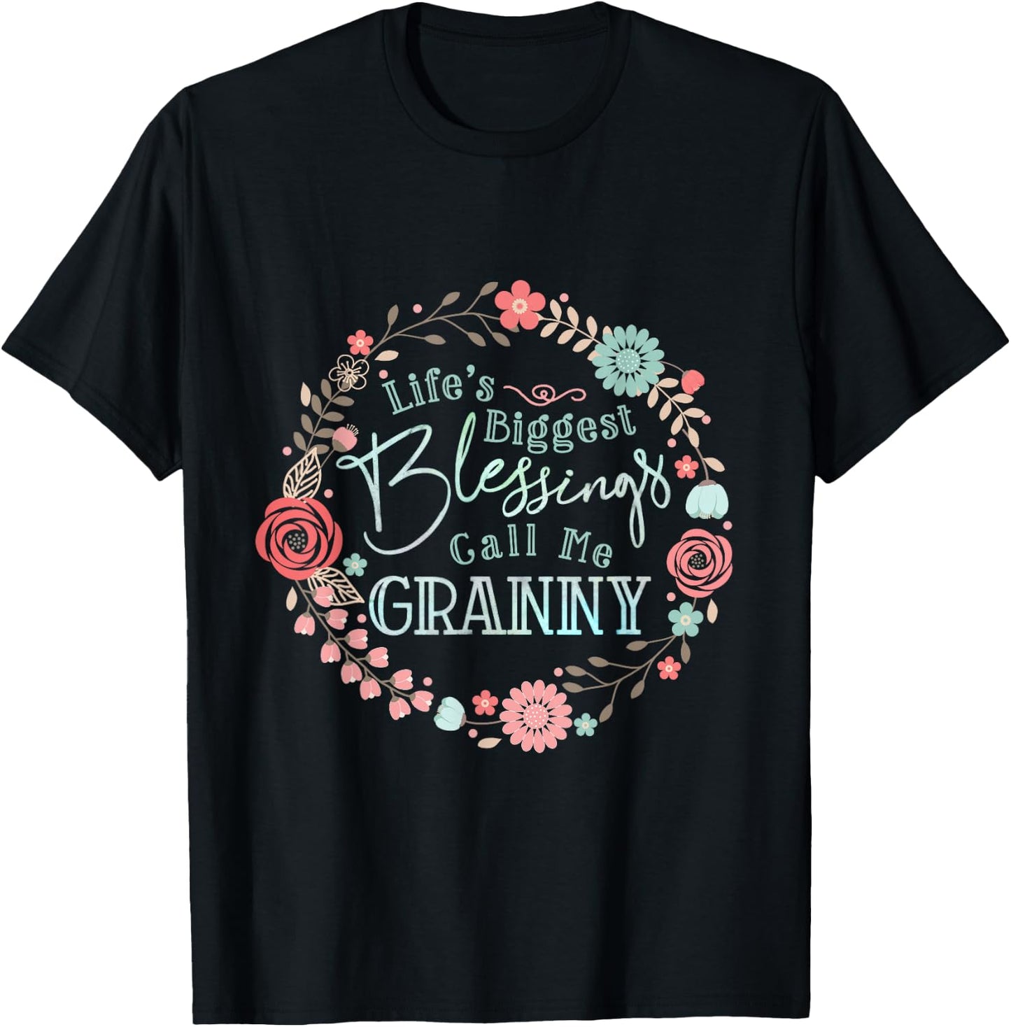 Cute Granny Grandmother Shirt Granny T-Shirt - T-Shirt | Black