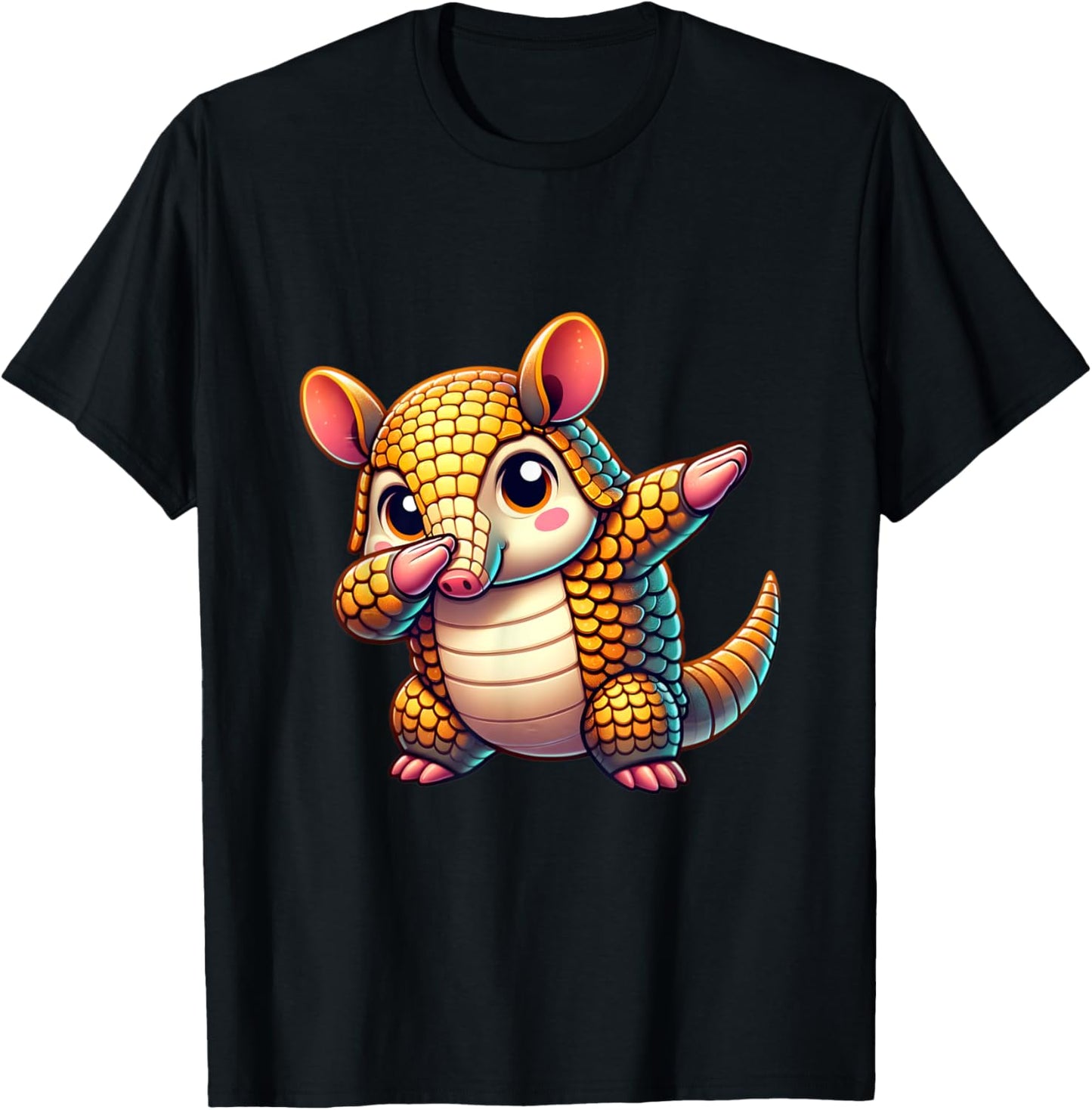 Armadillo Lover Kids Boys Girls Men Funny Armadillo Graphic T-Shirt - T-Shirt | Black