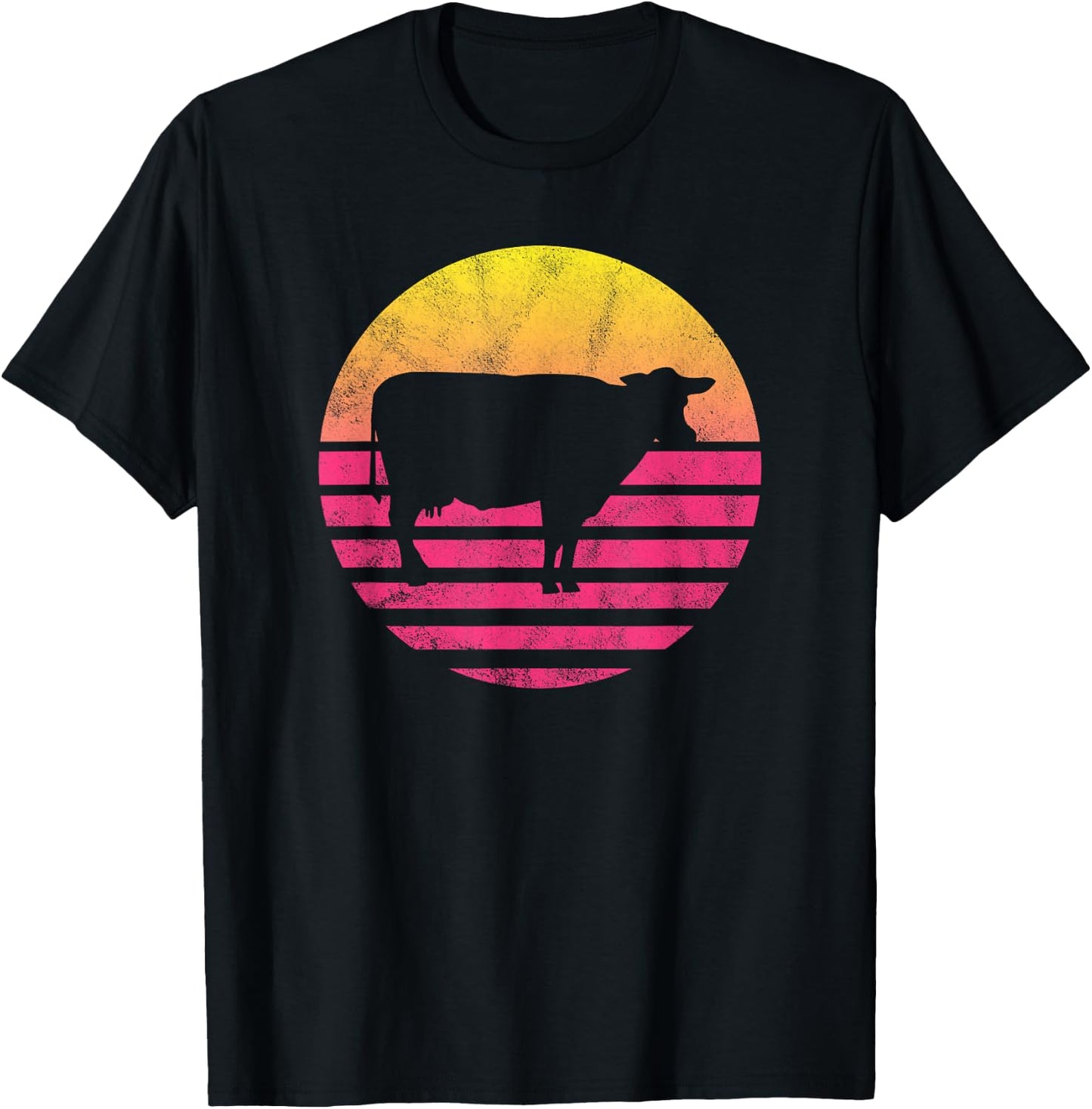Classic Cow Gift T-Shirt - T-Shirt | Black