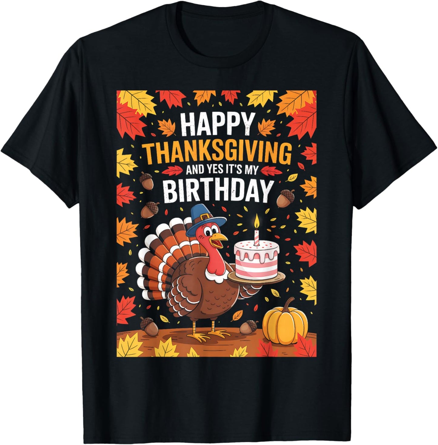 Autumn Cake T-Shirt - T-Shirt | Black