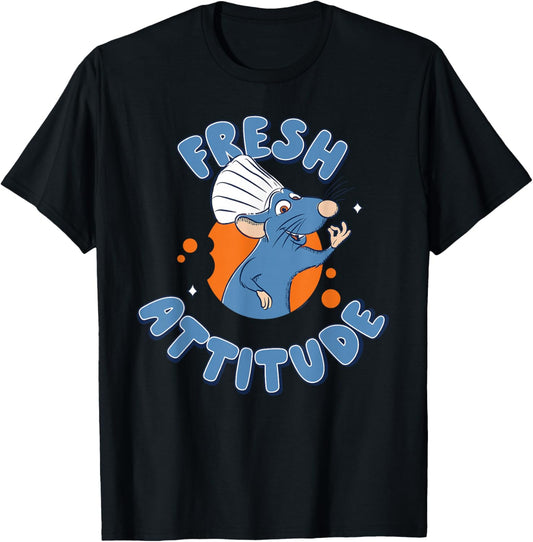 Disney and Pixar's Ratatouille Chef Remy Fresh Attitude T-Shirt - T-Shirt | Black