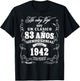 Vintage 83rd Birthday Men Funny 1942 83 Birthday Spanish T-Shirt - T-Shirt | Black