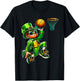 Leprechaun Playing Basketball St Patricks Day Sport Men Boys T-Shirt - T-Shirt | Black