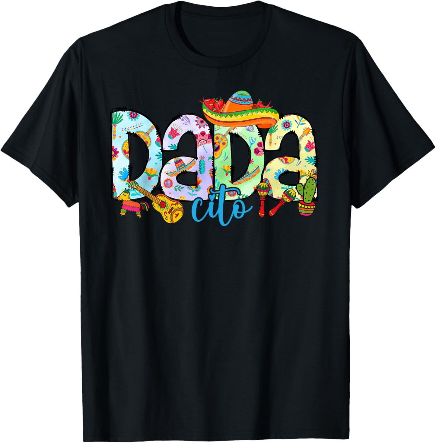 Cinco de Mayo Family Matching Shirt, Mamacita Papacito Shirt T-Shirt - T-Shirt | Black