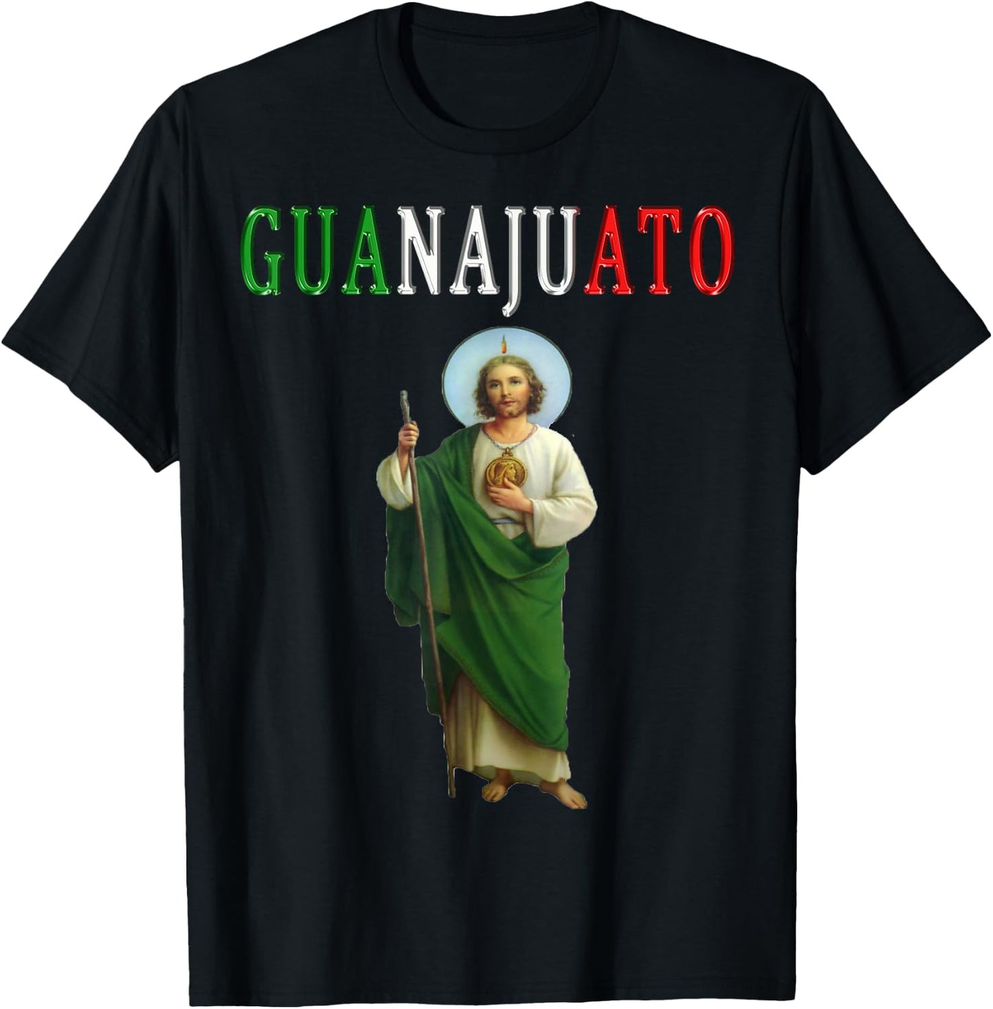 San Judas Tadeo Guanajuato Designs camisa mexican mexico T-Shirt - T-Shirt | Black